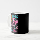 Stiefel oder Bögen Schwester liebt dich Geschlecht Kaffeetasse (Vorderseite Links)