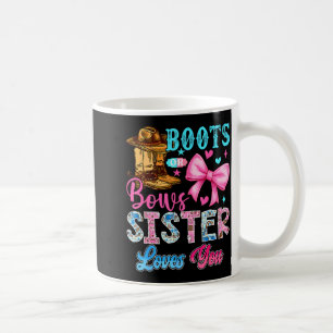 Stiefel oder Bögen Schwester liebt dich Geschlecht Kaffeetasse