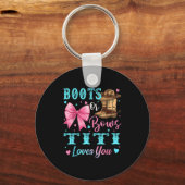 Stiefel oder Bogen Titi Lieben, die Sie Geschlecht Schlüsselanhänger (Vorderseite)