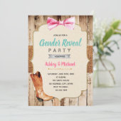 Stiefel- oder Bogengeschlecht decken Einladung auf (Stehend Vorderseite)