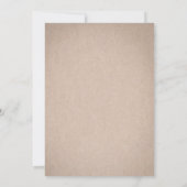 Stiefel oder Bogengeschlecht decken Party Einladung (Rückseite)