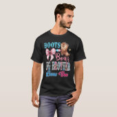 Stiefel oder Bows Big Brother Lieben Sie Geschlech T-Shirt (Vorne ganz)