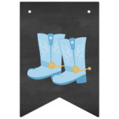 Stiefel oder Bows Gender Reveal Party Baby Shower Wimpelkette (Erste Fahne)