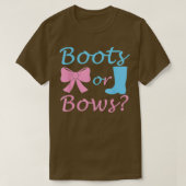 Stiefel oder Bows Gender Reveal Party Idea for dad T-Shirt (Design vorne)