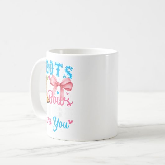 Stiefel oder Bows Gigi Lieben, die Sie Geschlecht Kaffeetasse (Vorderseite Links)