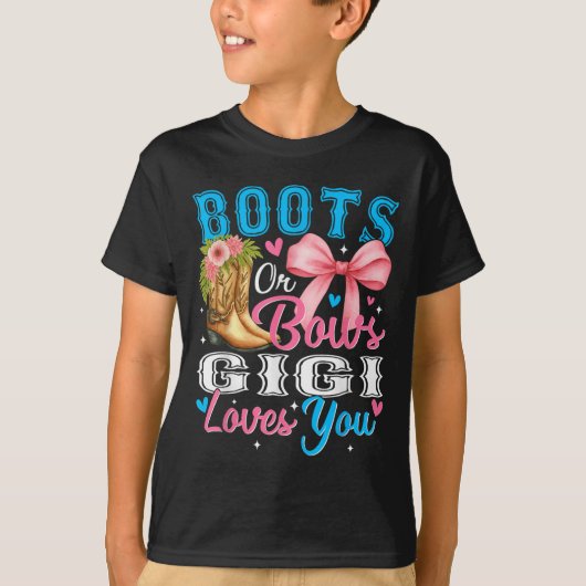 Stiefel oder Bows Gigi Lieben, die Sie Geschlecht T-Shirt (Vorderseite)