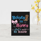 Stiefel oder Bows können nicht warten, bis sie wis Karte (Gelbe Blume)