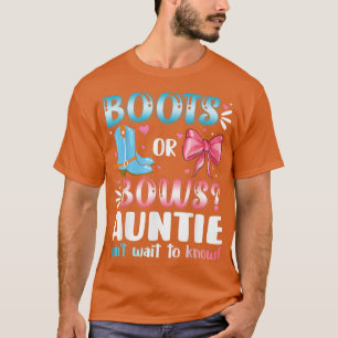Stiefel oder Bows Tante Geschlecht zeigen Babydusc T-Shirt