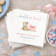 Stiefel oder Kahn Western Thema Geschlechter-Enthü