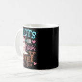 Stiefel oder Schleifen Geschlecht Enthüllung Dekor Kaffeetasse (Vorderseite Links)