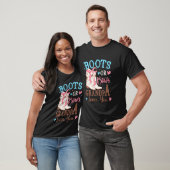Stiefel oder Schleifen Geschlechtsenthüllungsdekor T-Shirt (Unisex)