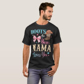 Stiefel oder Schleifen Mama liebt dich Geschlecht  T-Shirt (Vorne ganz)