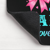 Stiefel oder Schleifen Pappy liebt dich Geschlecht Mousepad (Ecke)