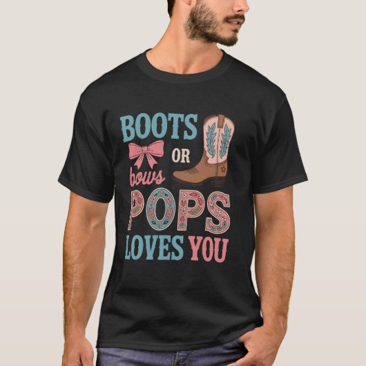Stiefel oder Schleifen Pops liebt dich Geschlecht T-Shirt (Vorderseite)