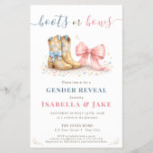 Stiefel oder Schleifen Western Er oder Sie Geschle Flyer (Vorne)