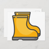 Stiefel Postkarte (Vorne/Hinten)