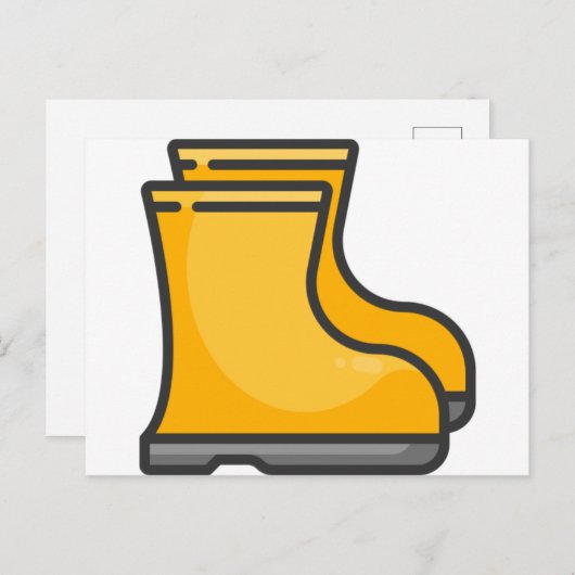 Stiefel Postkarte (Vorne/Hinten)