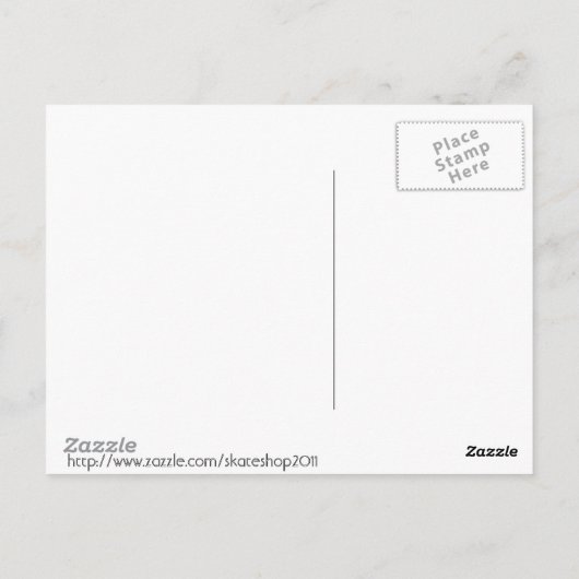 Stiefel Postkarte (Rückseite)