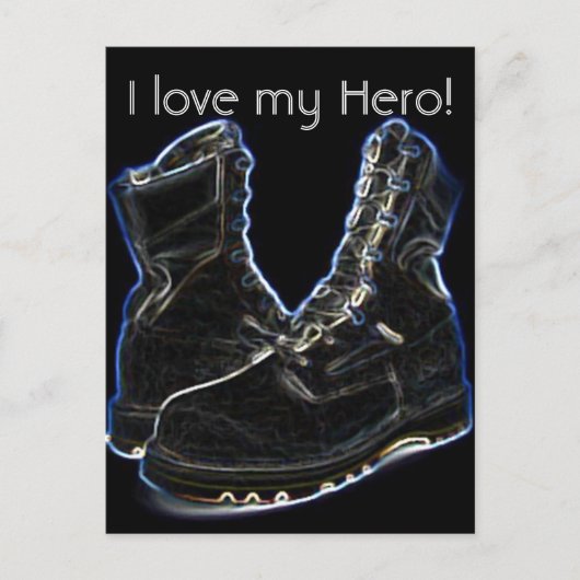 Stiefel Postkarte (Vorderseite)