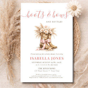 Stiefel Schleifen und Flaschen Rosa Spar Mädchen B Flyer