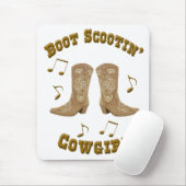 "Stiefel Scootin Cowgirl-" Western Mousepad (Mit Mouse)