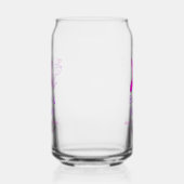 Stiefel & Sektflasche Brautparty pink Dosenglas (Rechts)
