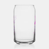 Stiefel & Sektflasche Brautparty pink Dosenglas (Links)
