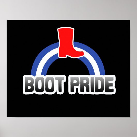 Stiefel-Stolz Poster (Vorne)