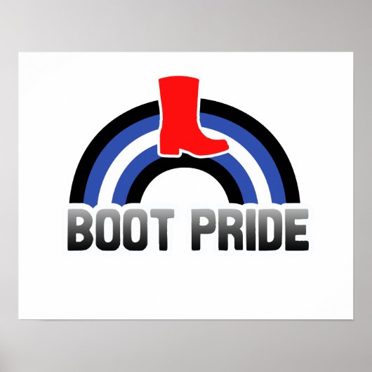 Stiefel-Stolz Poster (Vorne)