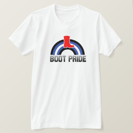 Stiefel-Stolz T-Shirt (Design vorne)