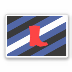 Stiefel-Stolzflagge Aufkleber