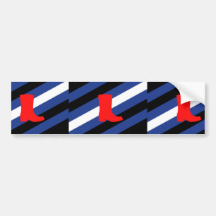 Stiefel-Stolzflagge Autoaufkleber