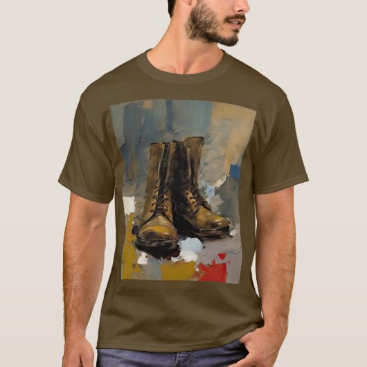 Stiefel T-Shirt (Vorderseite)