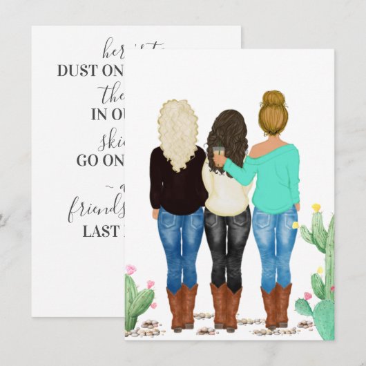 Stiefel und Besties (Vorne/Hinten)