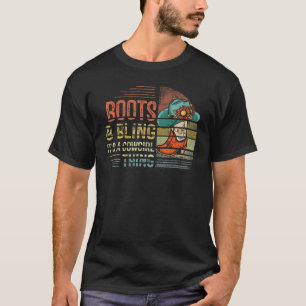 Stiefel und Bling es ist ein Cowgirl, die Rodeo Ha T-Shirt
