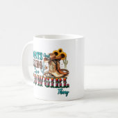 Stiefel und Bling Personalisiert Kaffeetasse (Vorderseite Links)