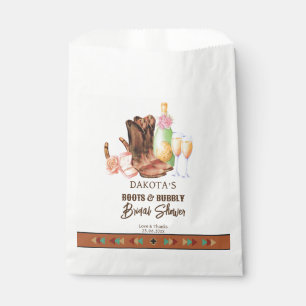 Stiefel und blubbly Western Cowgirl Brunch vielen  Geschenktütchen