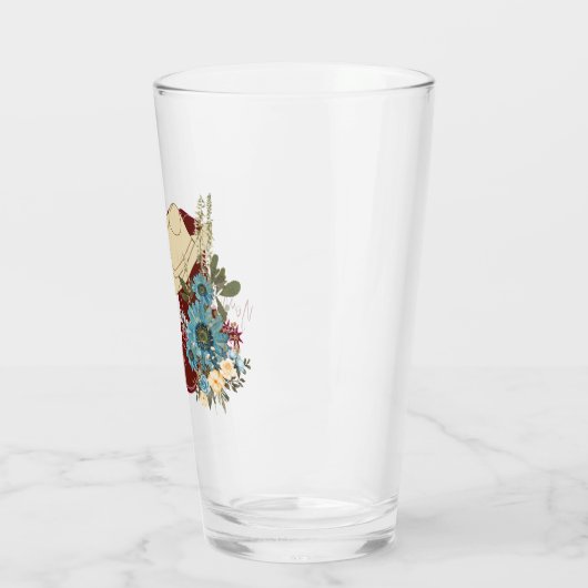 Stiefel und Blume, Schönheitseditierbar Glas (Links)
