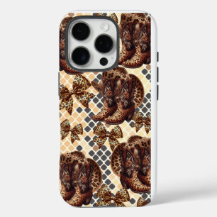 Stiefel und Bogen für Tiere, Gehäuse für Geparden iPhone 16 Pro Hülle