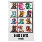 Stiefel und Bows Coquette Cowgirl Kalender (Titelbild)