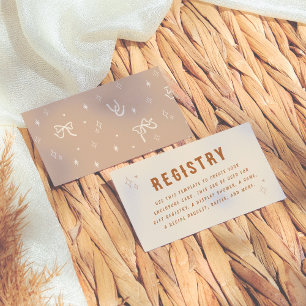 Stiefel und Brautparty Begleitkarte