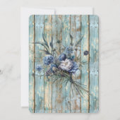 Stiefel und Brautparty für Wasserfarben Einladung (Rückseite)