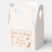 Stiefel und Brautparty Geschenkschachtel (Geöffnet)