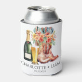 Stiefel und Bubbly Couples Dusche Dosenkühler (Kanne Vorderseite)