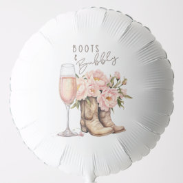 Stiefel und Bubbly Helium Balloon Ballon