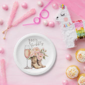 Stiefel und Bubbly Paper-Teller Pappteller (Party)