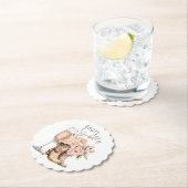 Stiefel und Bubbly Paper Untersetzer (Vor Ort)