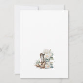 Stiefel und bubbly Rustikales Brautparty Einladung (Rückseite)