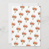 Stiefel und bubbly Rustikales Western Brautparty Einladung (Rückseite)