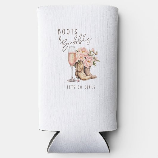 Stiefel und Bubbly Seltzer können kühler Selters Dosenkühler (Vorderseite)